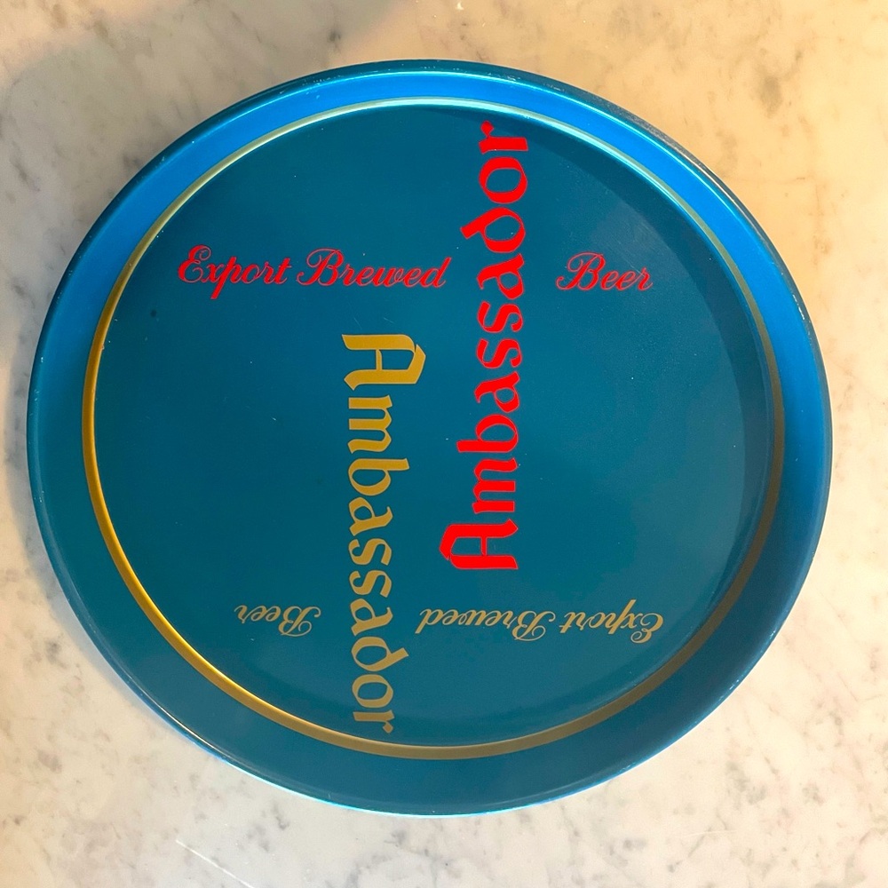 Vintage Beer Serving Tray 1950's